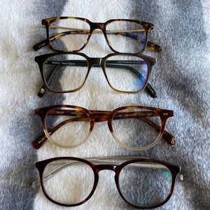 Mix of prescription glasses frames